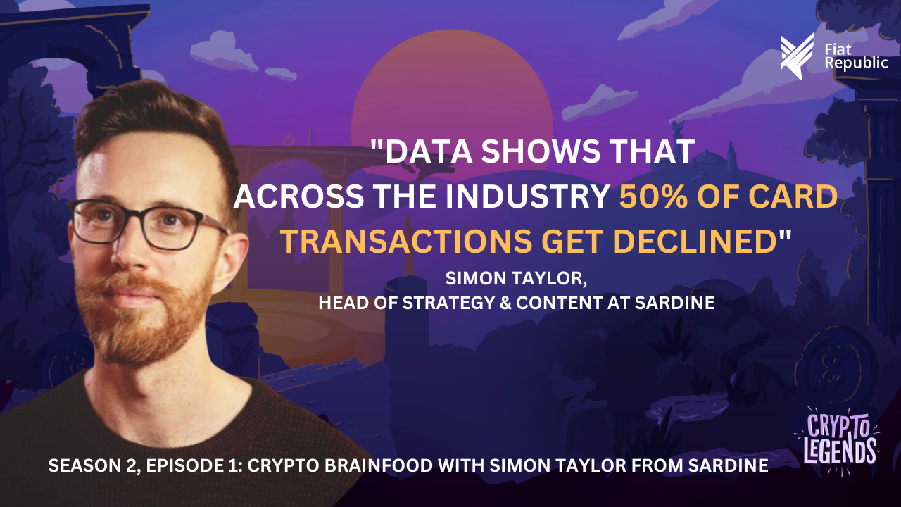 Read full story «Cryptocurrency & Fintech Brain Food with Sardine’s Simon Taylor»